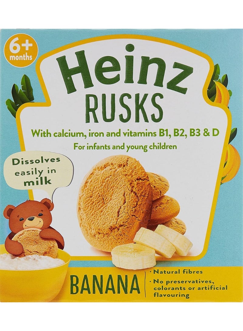 Heinz Banana Rusks Milk Based For 6+ Months - Image 1